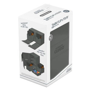 Ultimate Guard Twin Flip`n`Tray 160+ XenoSkin Monocolor Grey